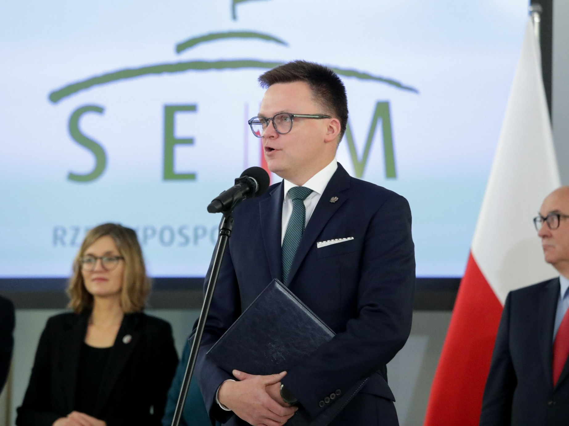 Marszałek Sejmu Szymon Hołownia