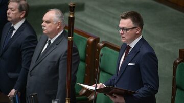 Marszałek Szymon Hołownia otwiera posiedzenie Sejmu w Warszawie