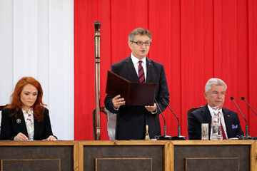 Marszałkowie Sejmu i Senat i podczas Zgromadzenia Narodowego