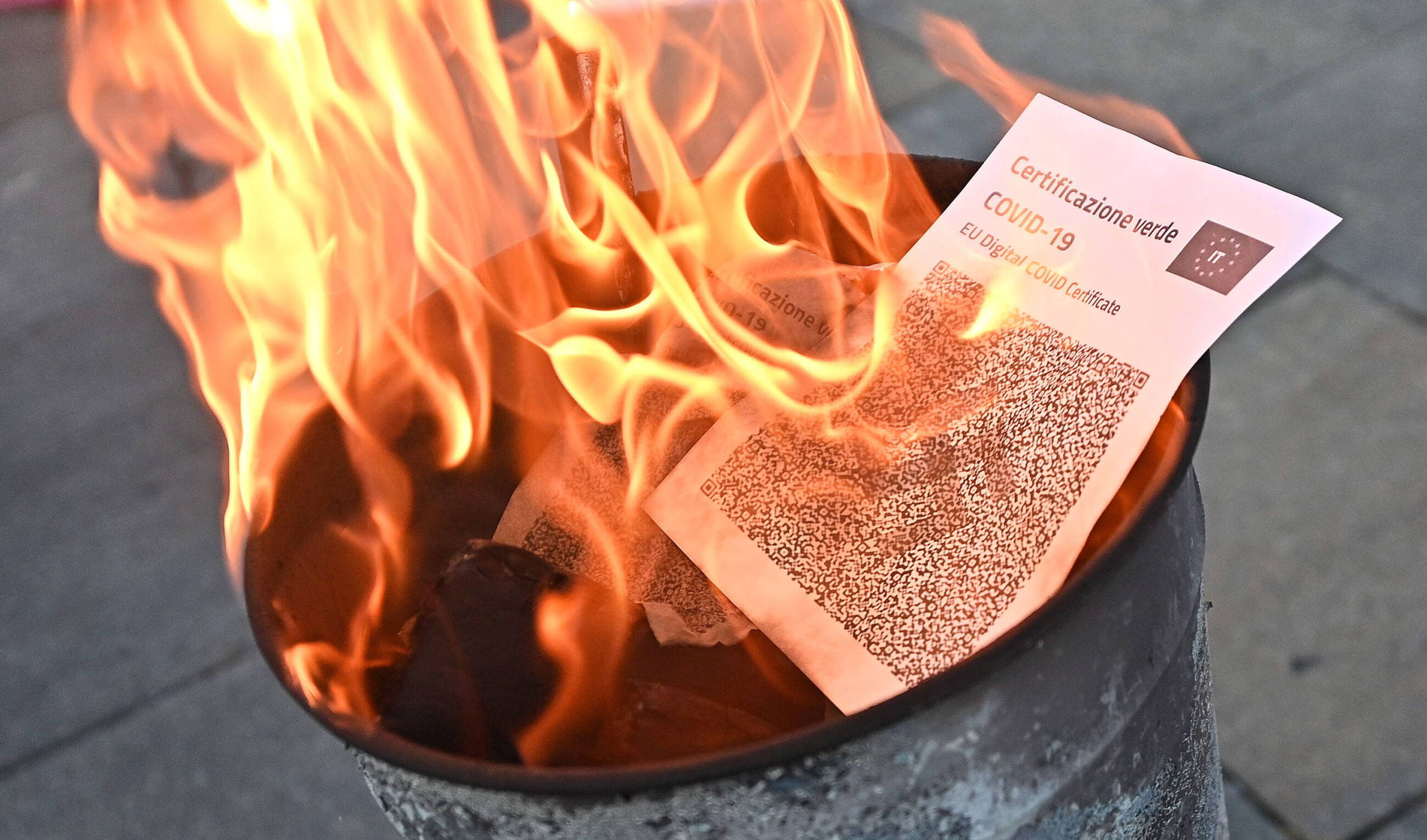 Protest przeciwko segregacji sanitarnej