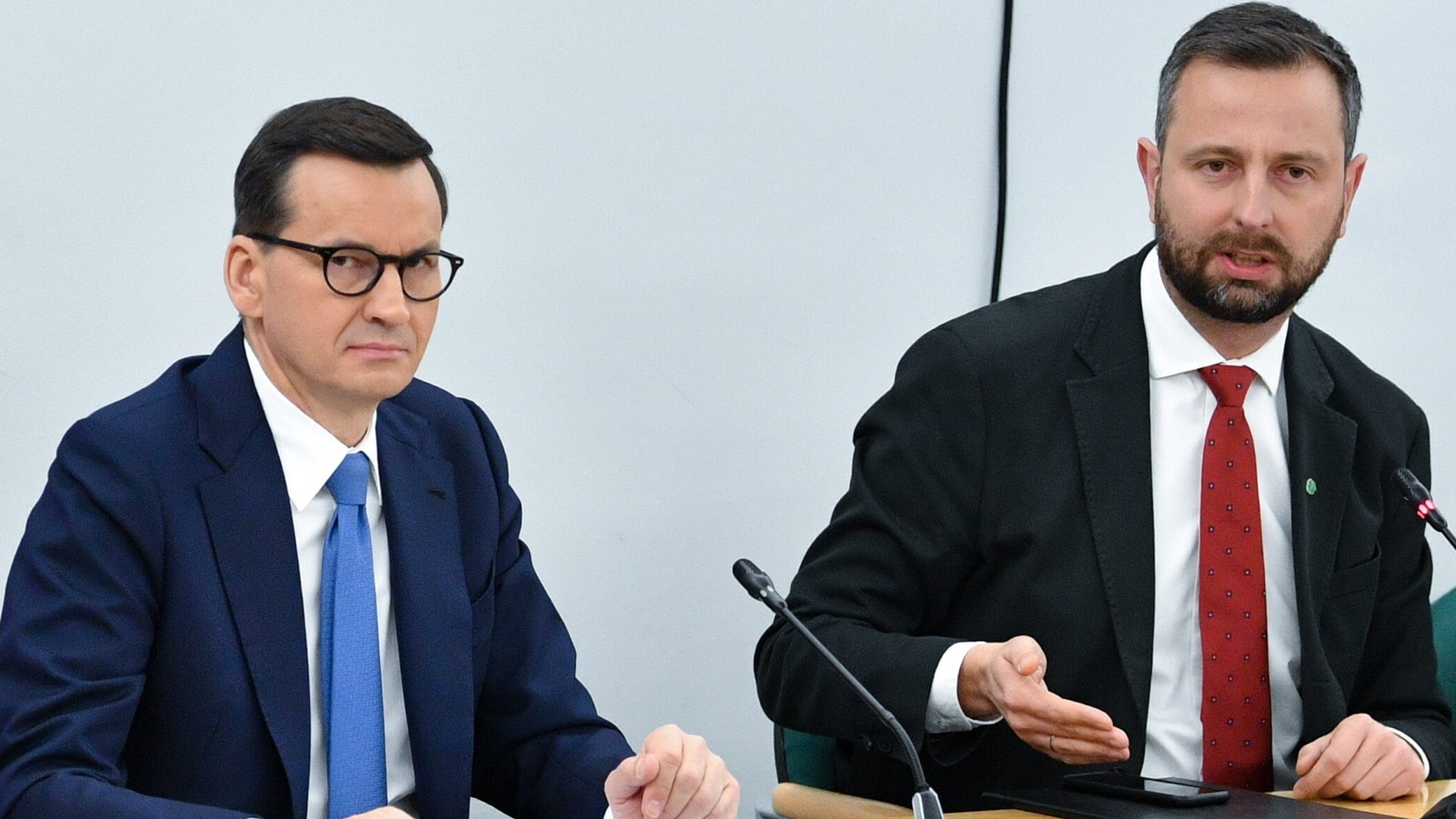 Premier Mateusz Morawiecki i prezes Polskiego Stronnictwa Ludowego Władysław Kosiniak-Kamysz