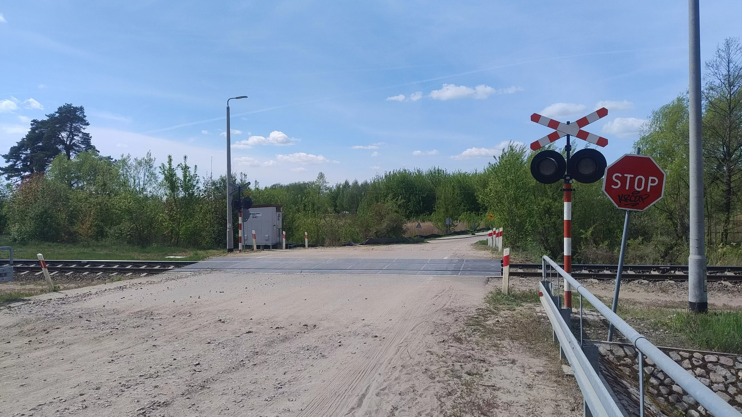 Przejazd kolejowy, zdjęcie ilustracyjne