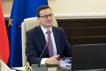 Mateusz Morawiecki podczas posiedzenia rządu