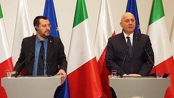Matteo Salvini i Joachim Brudziński