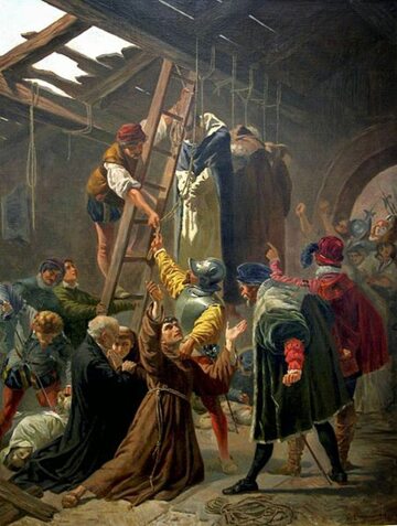 Męczennicy z Gorkum. Obraz Cezarego Fracassiniego