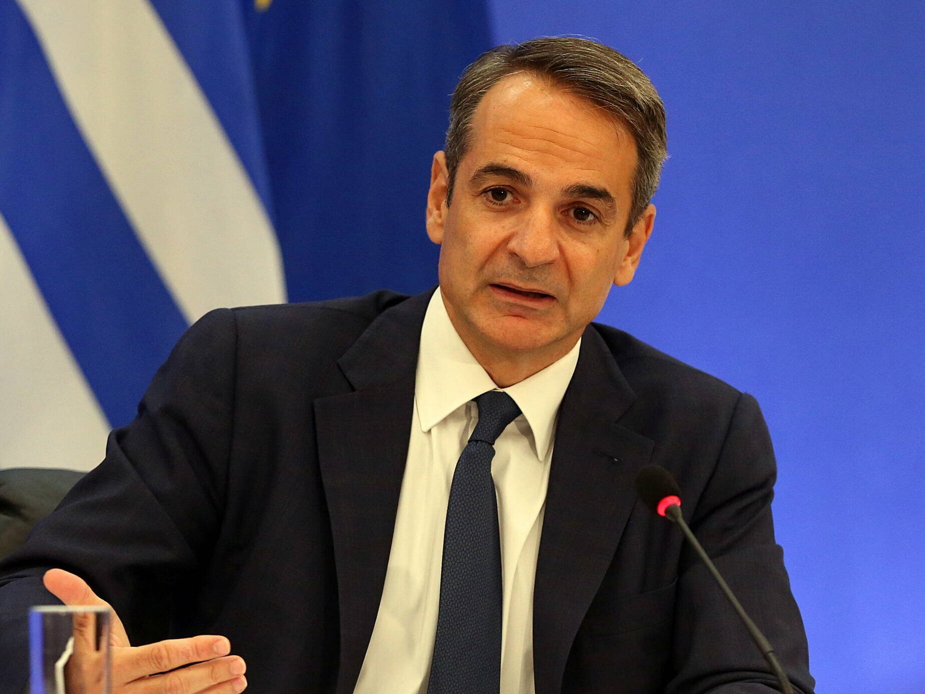 Premier Grecji Kyriakos Mitsotakis