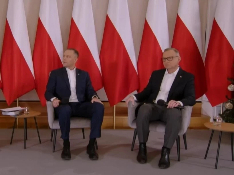 "Media mnie zdenerwowały". Duda o Nawrockim