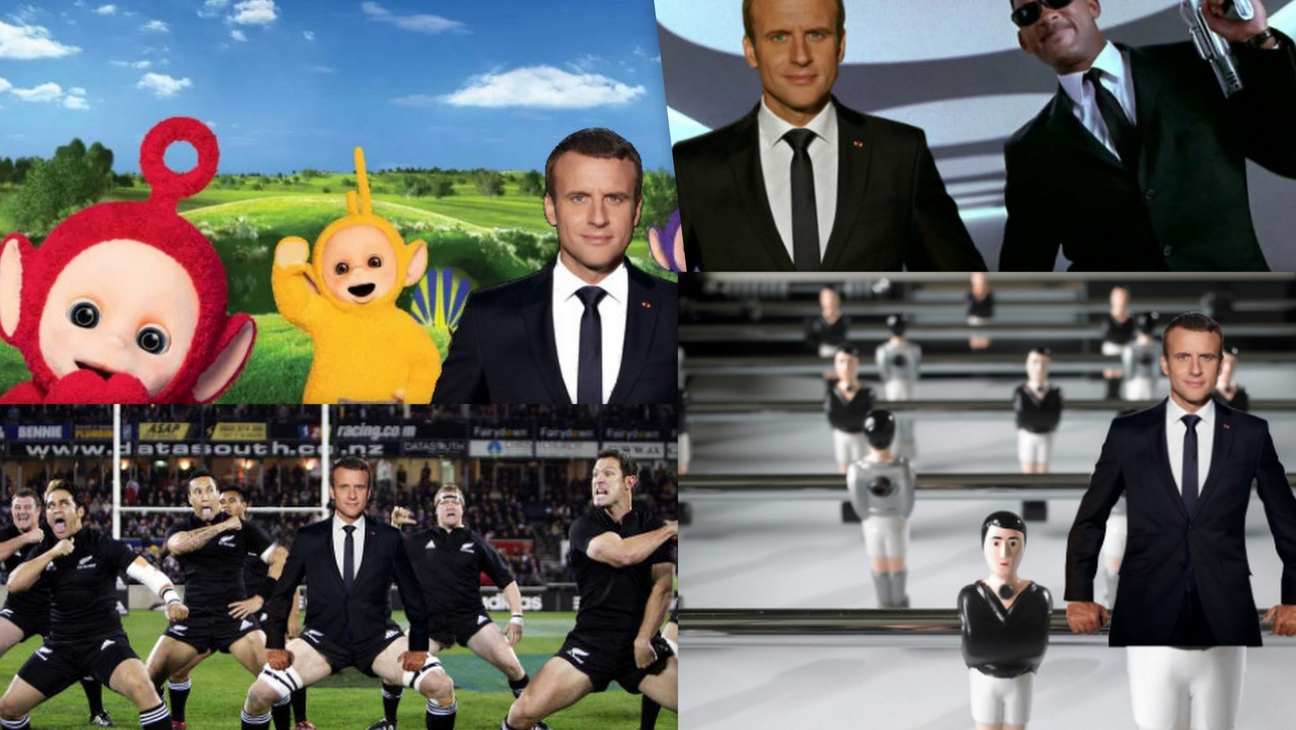 Memy ze zdjęciem prezydenta Macrona