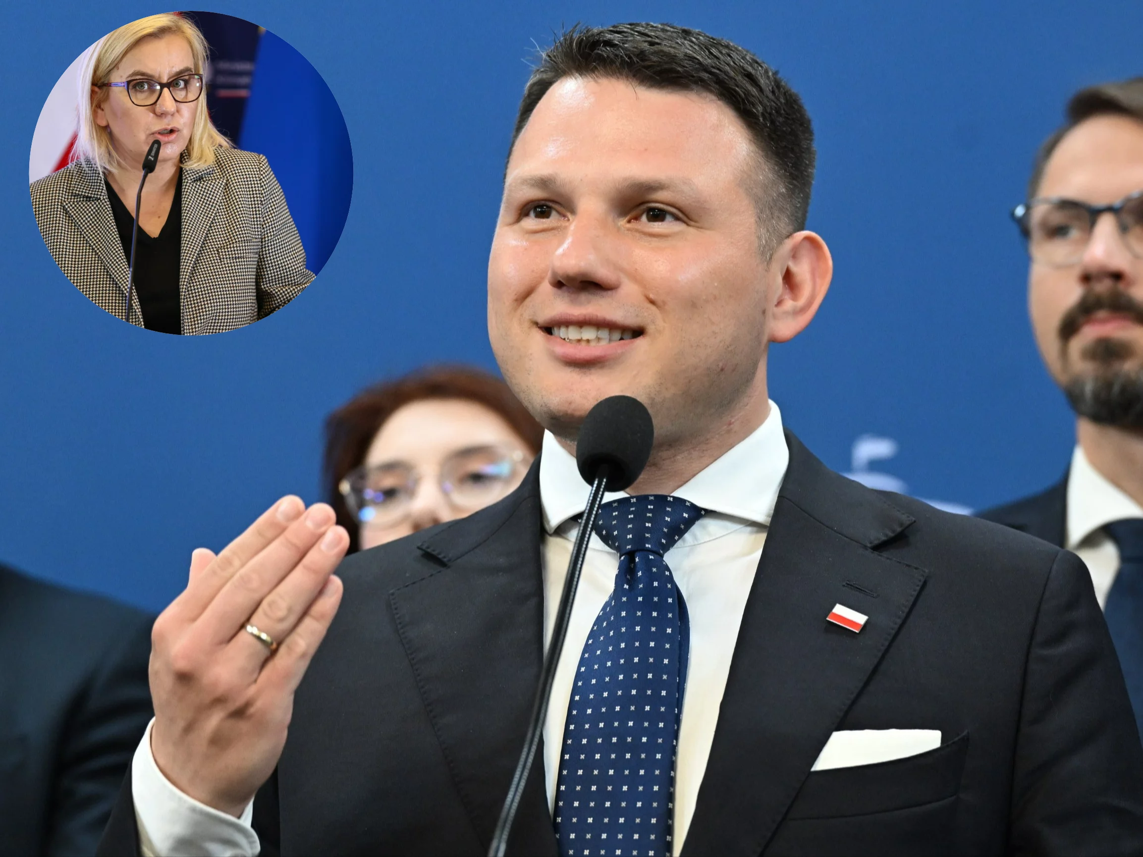 Paulina Hennig-Kloska i Sławomir Mentzen