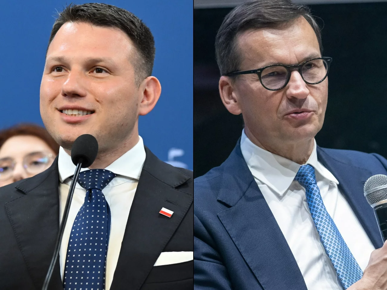 Sławomir Mentzen i Mateusz Morawiecki