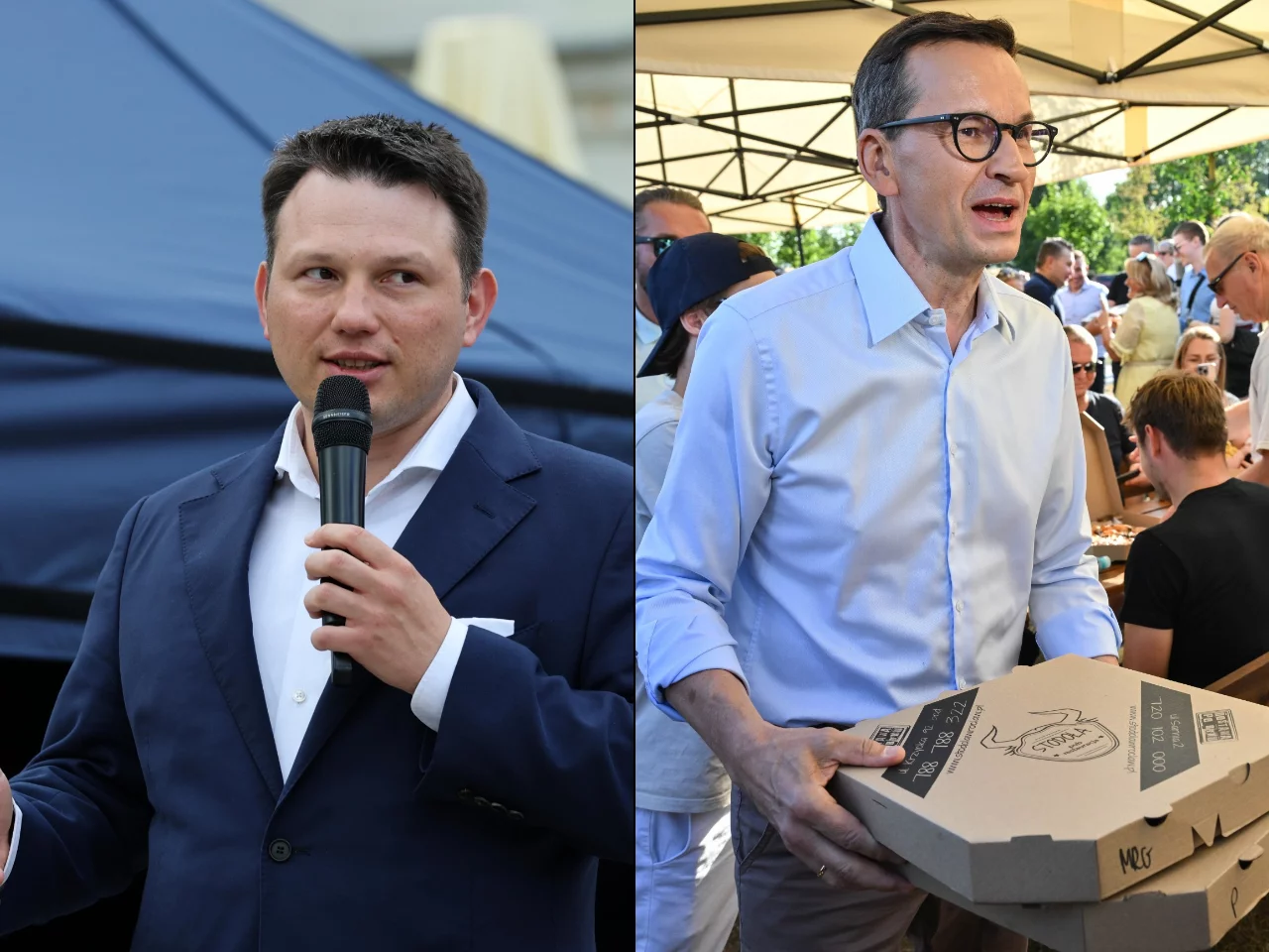 Sławomir Mentzen (Konfederacja), Mateusz Morawiecki (Rozwój Plus)