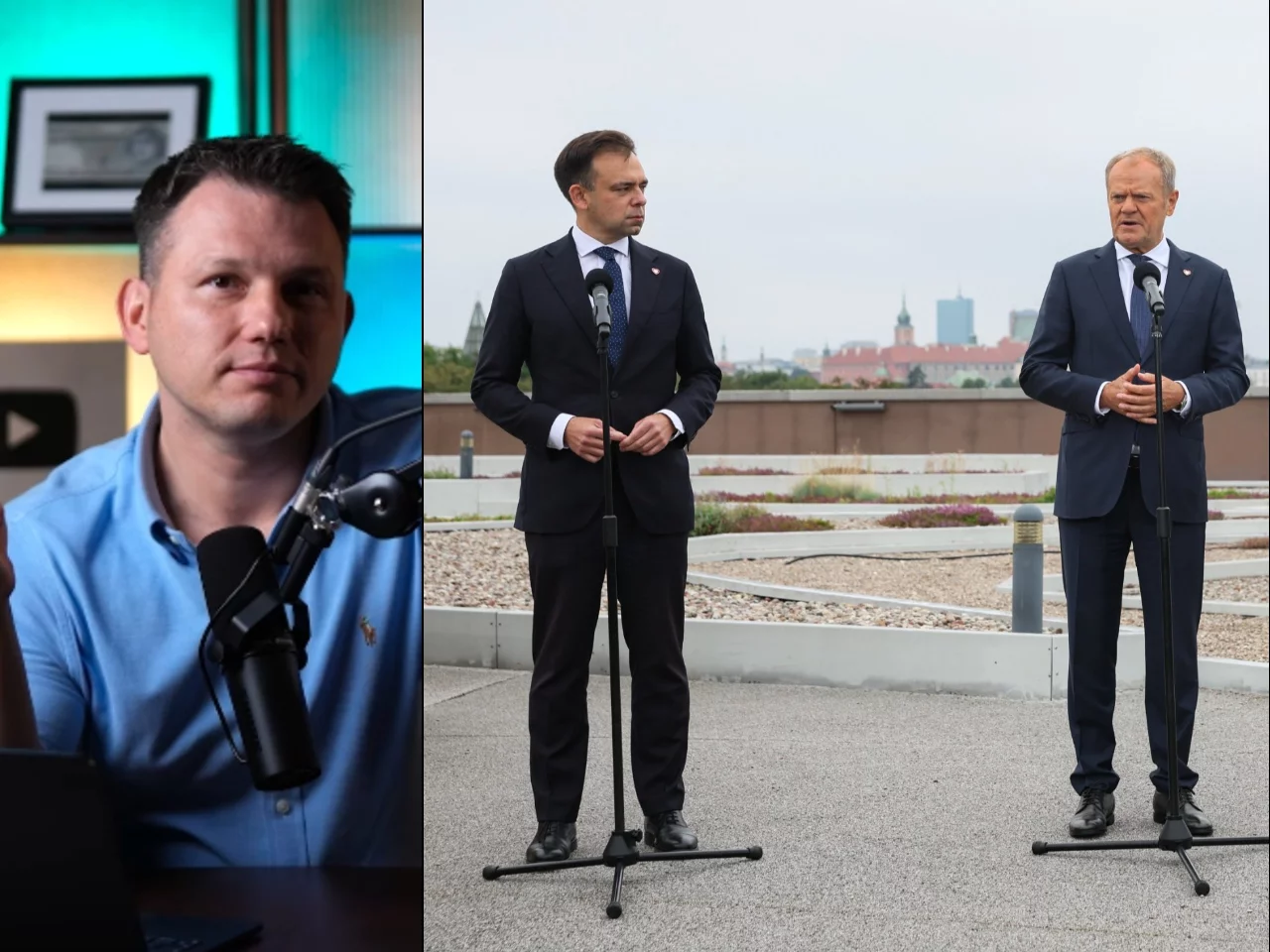 Sławomir Mentzen, Andrzej Domański, Donald Tusk