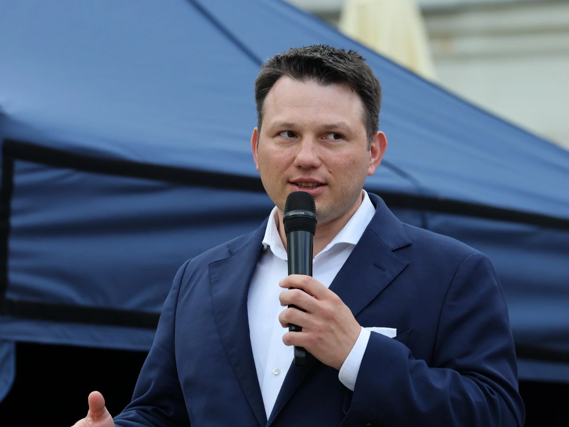 Sławomir Mentzen , jeden z liderów Konfederacji WiN