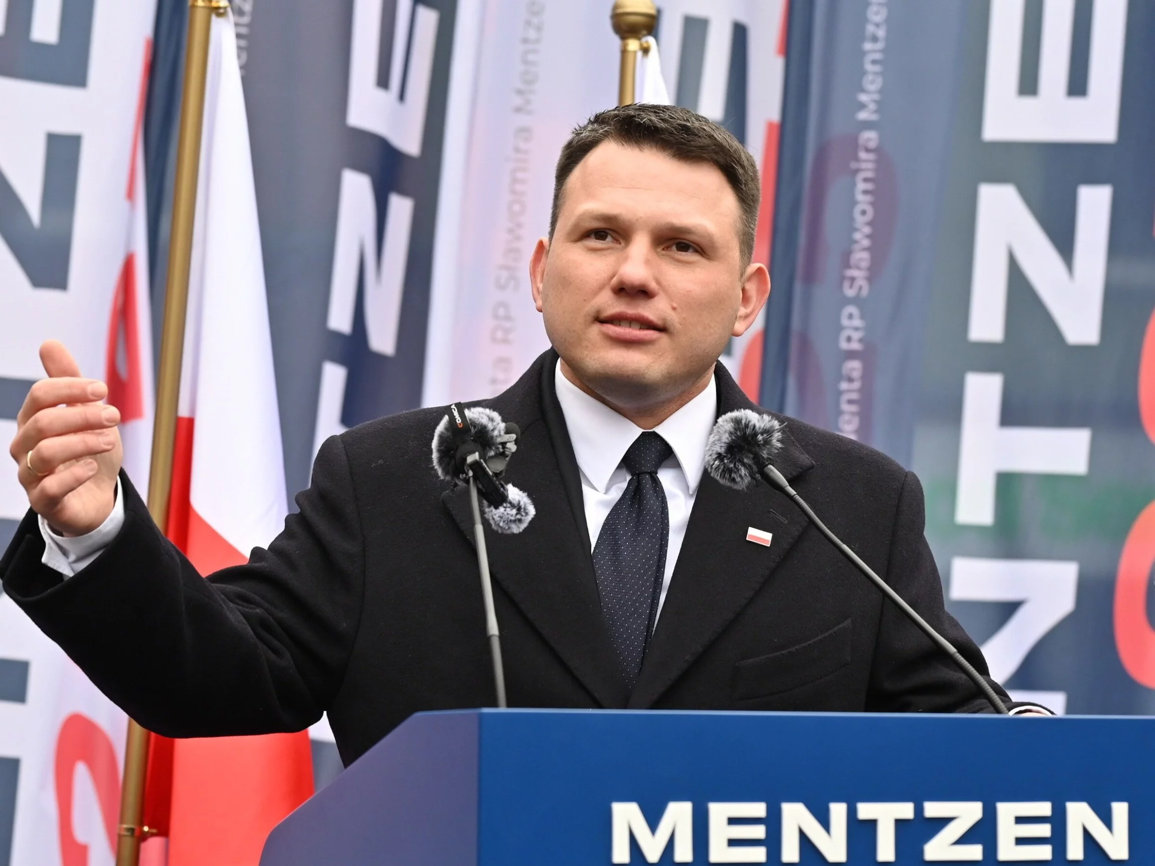 Kandydat Konfederacji w wyborach na prezydenta RP Sławomir Mentzen