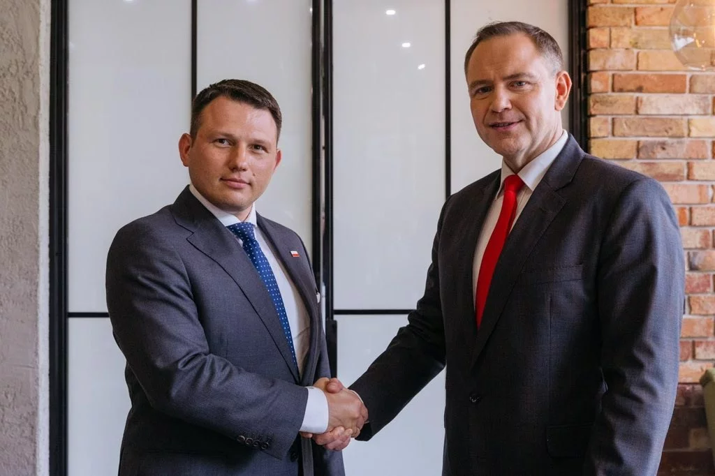 Mentzen zwrócił się do Nawrockiego. "Wygrał pan bardzo ważne wybory"