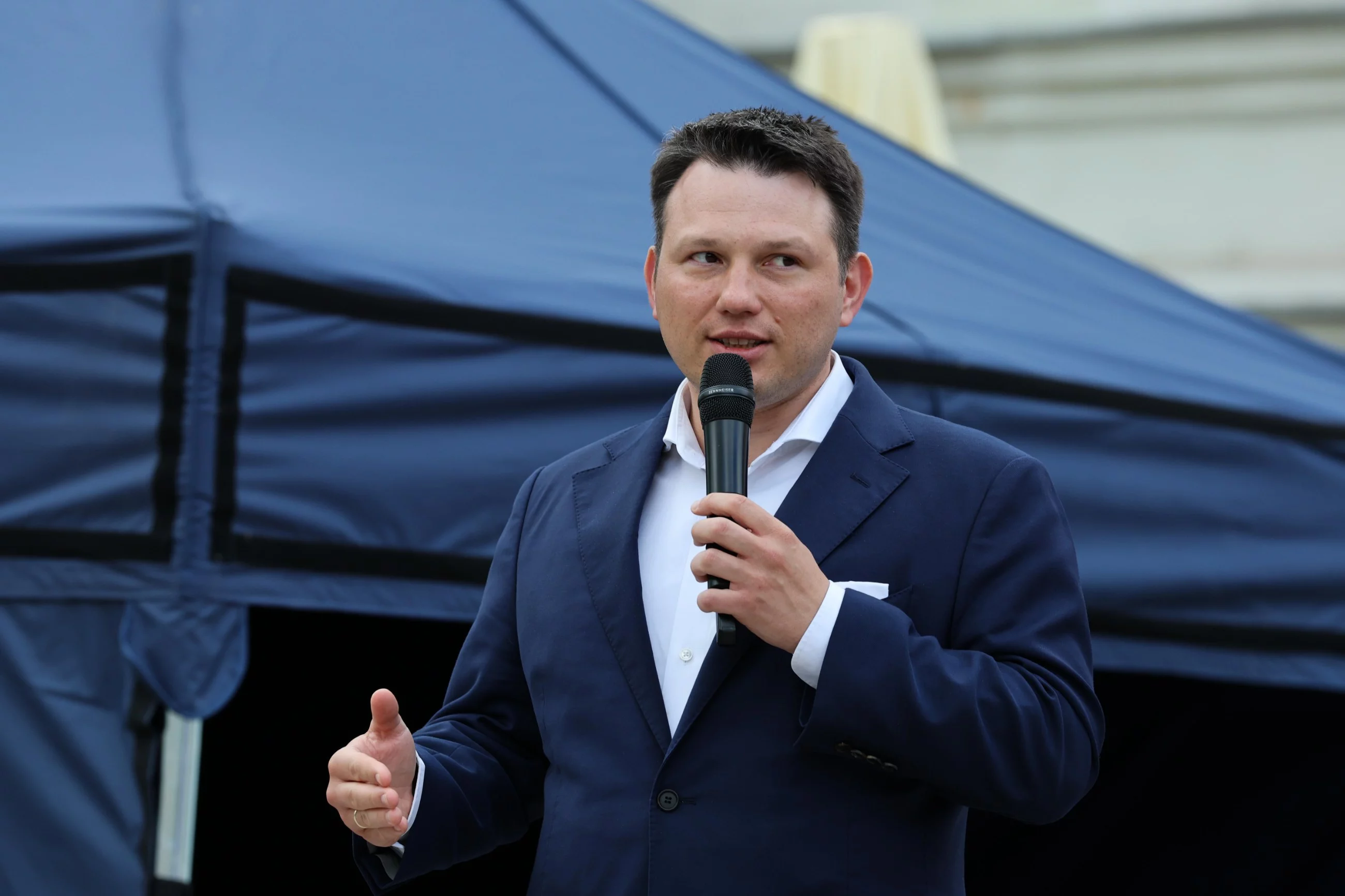 Sławomir Mentzen , jeden z liderów Konfederacji WiN