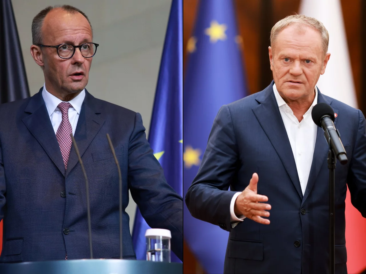 Merz rozmawiał z Tuskiem o aktach dywersji na polskiej kolei