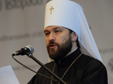 Metropolita wołokołamski, przewodniczący Wydziału Zewnętrznych Kontaktów Kościelnych Patriarchatu Moskiewskiego - Hilarion