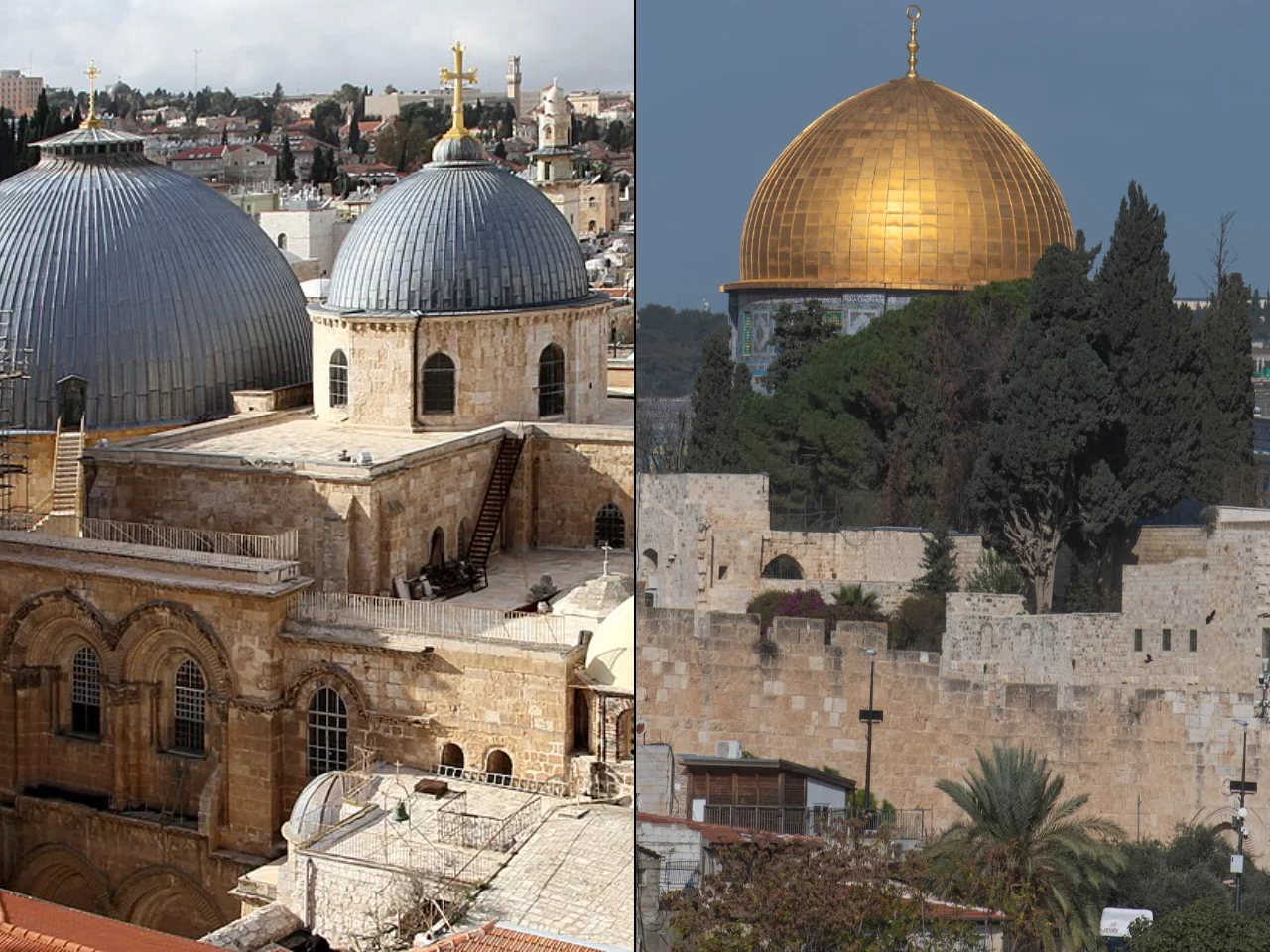 Bazylika Grobu Świętego / Meczet Al-Aksa w Jerozolimie