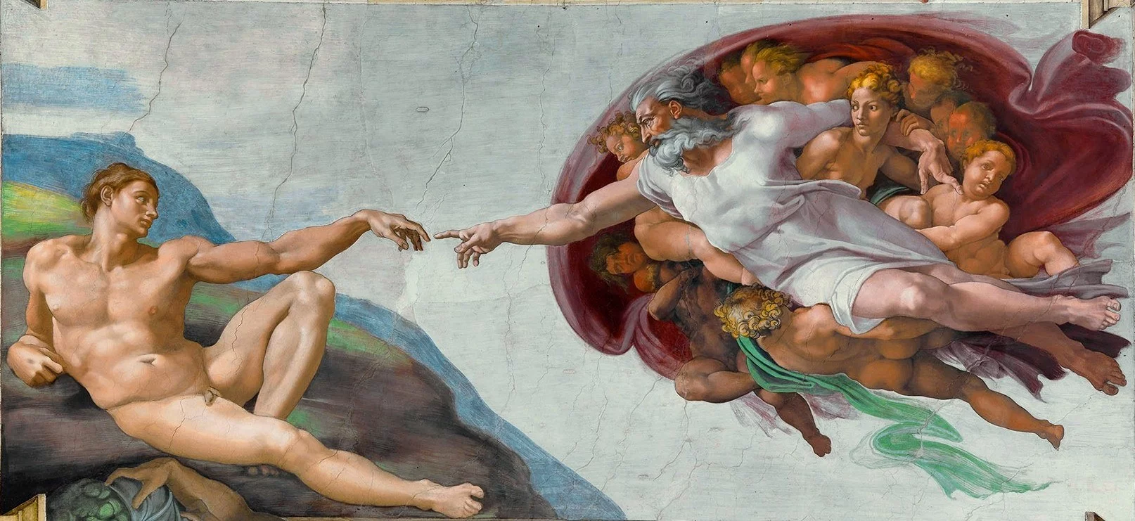Michał Anioł, "Stworzenie Adama"