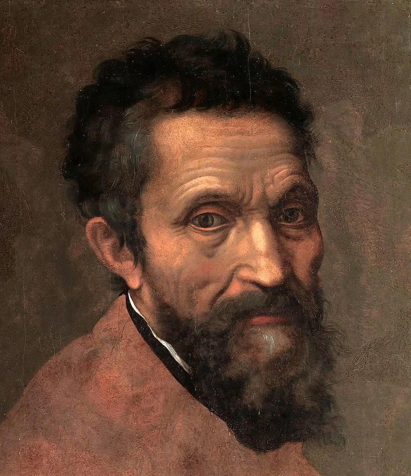 Daniele da Volterra, Portret Michała Anioła (fragment), ok. 1544 r.