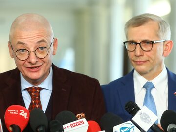 Michał Kamiński i Krzysztof Kwiatkowski w parlamencie