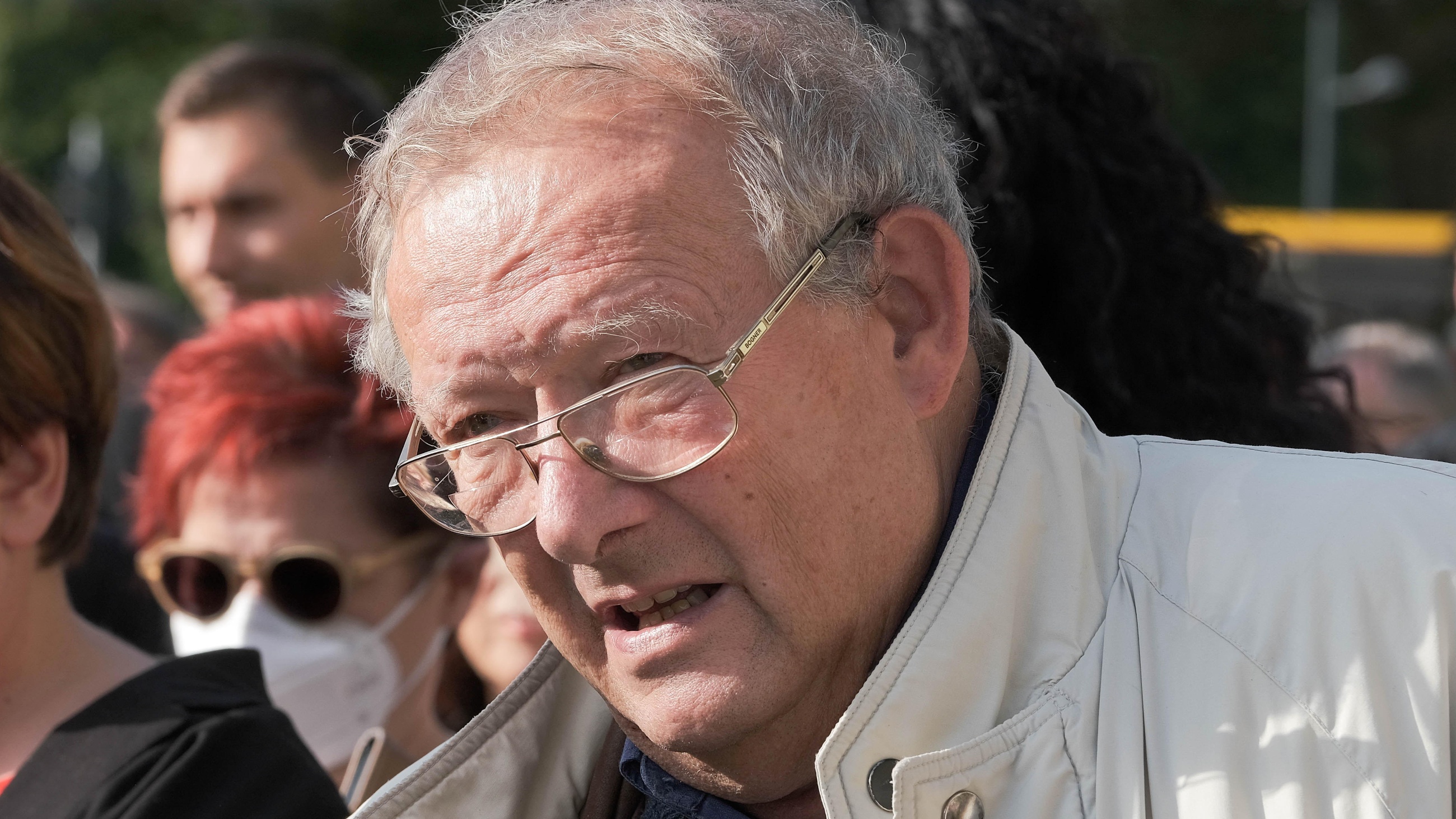 Redaktor naczelny "Gazety Wyborczej" Adam Michnik