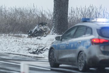 Miejsce wypadku, zdjęcie ilustracyjne