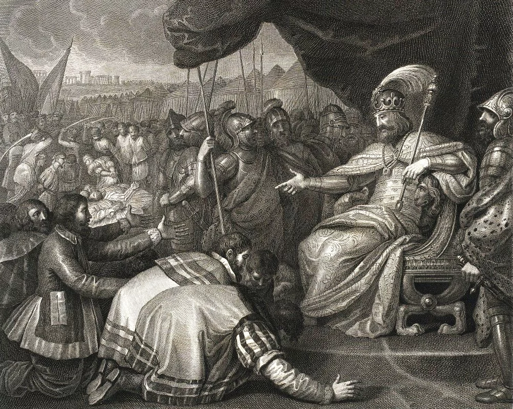 Mieszko II uśmierza bunt Pomorzan