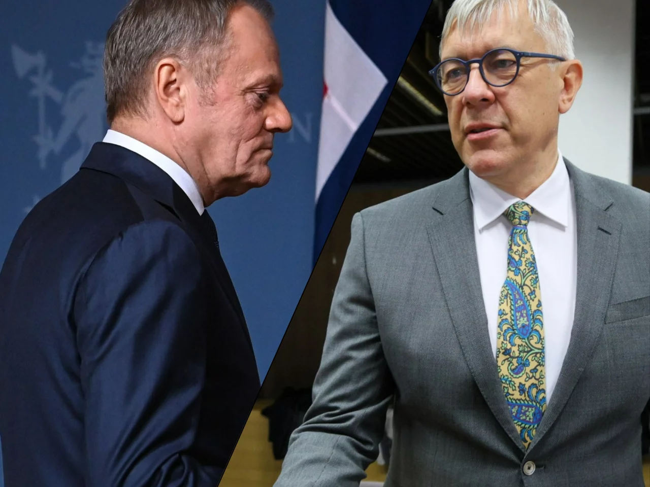 Donald Tusk i Roman Giertych