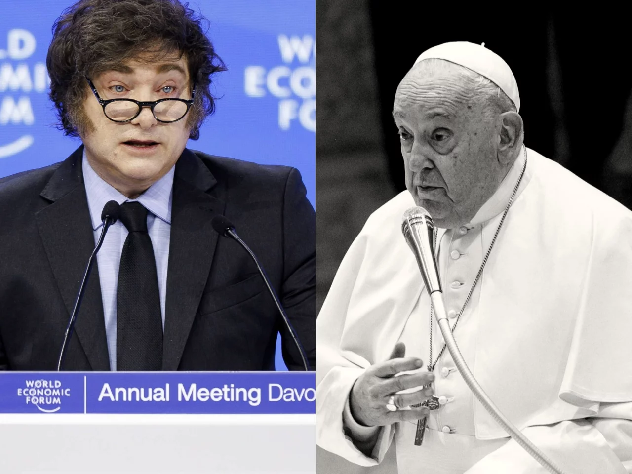 Javier Milei żegna papieża Franciszka