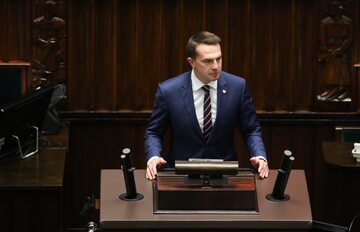 Minister Adam Szłapka w Sejmie