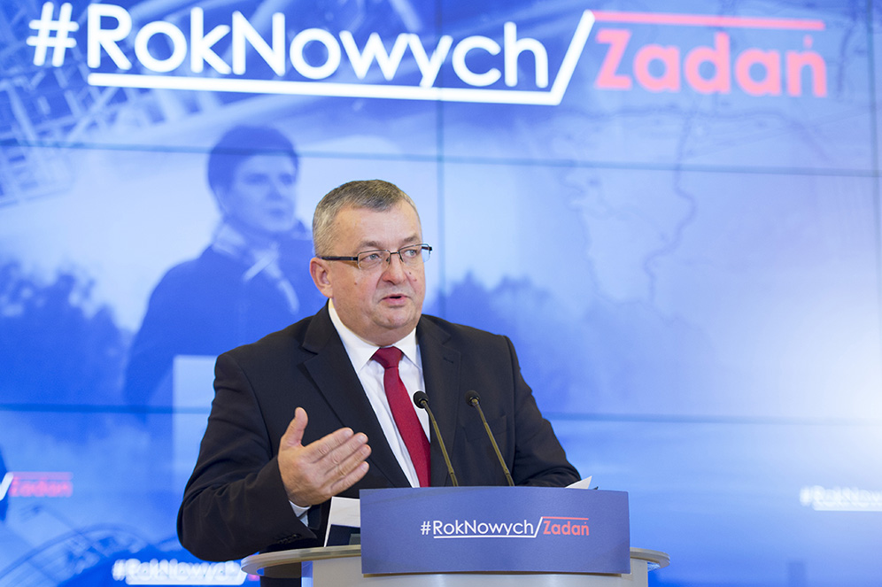 Andrzej Adamczyk, minister infrastruktury i budownictwa