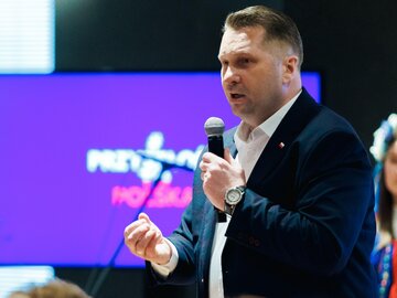 Minister edukacji i nauki Przemysław Czarnek