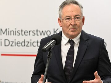 Minister kultury i dziedzictwa narodowego Bartłomiej Sienkiewicz