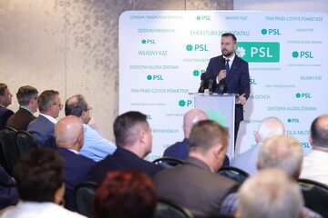 Minister obrony narodowej, prezes PSL Władysław Kosiniak-Kamysz na posiedzeniu Rady Naczelnej PSL