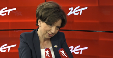 Minister rodziny, pracy i polityki społecznej Marlena Maląg w studiu Radia ZET