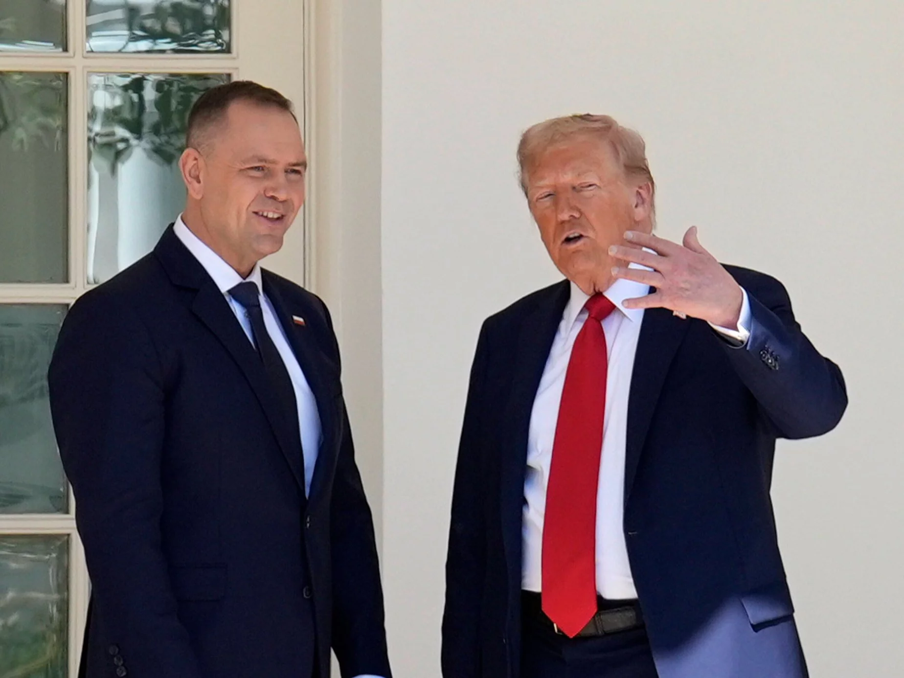 Karol Nawrocki i Donald Trump