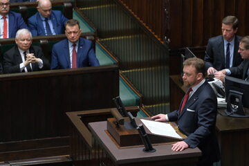 Minister zdrowia Łukasz Szumowski w Sejmie