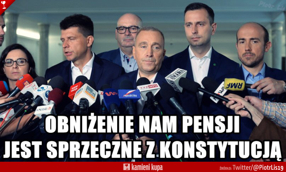 Memy - posłowie stracą 20 proc. pensji