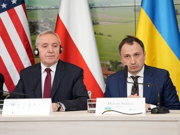 Ministrowie rolnictwa Polski i Ukrainy, Henryk Kowalczyk i Mykoła Solski