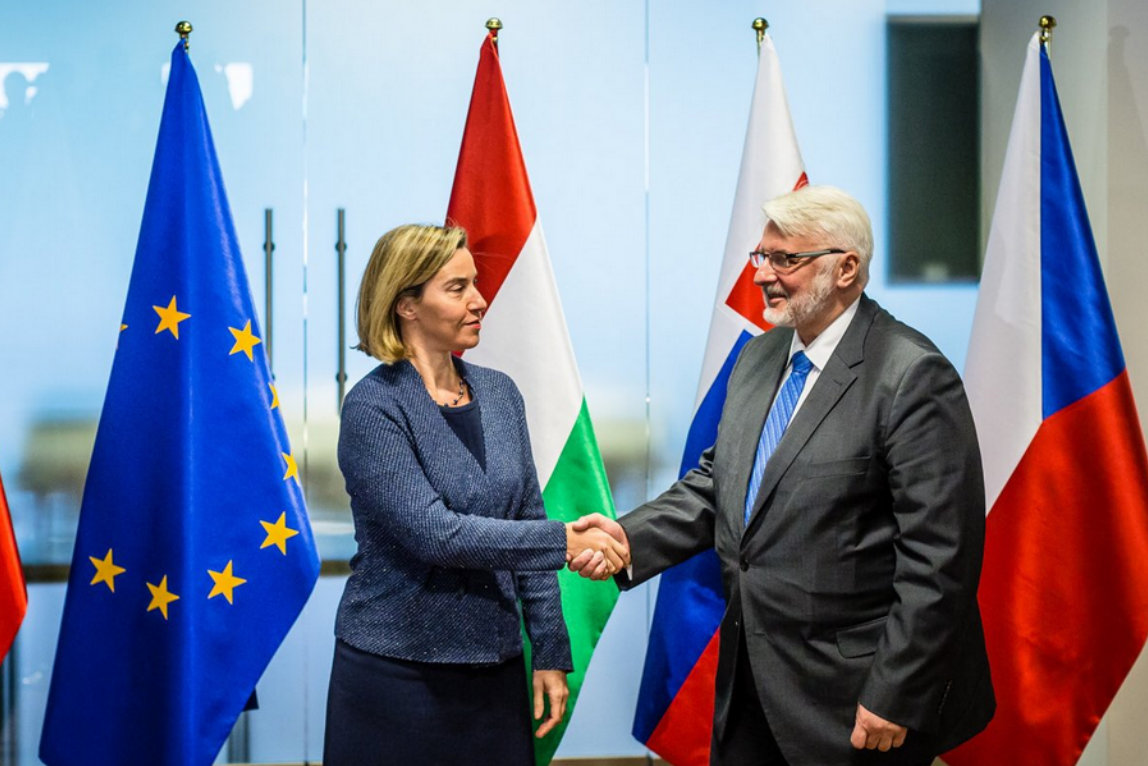 Federica Mogherini, Witold Waszczykowski