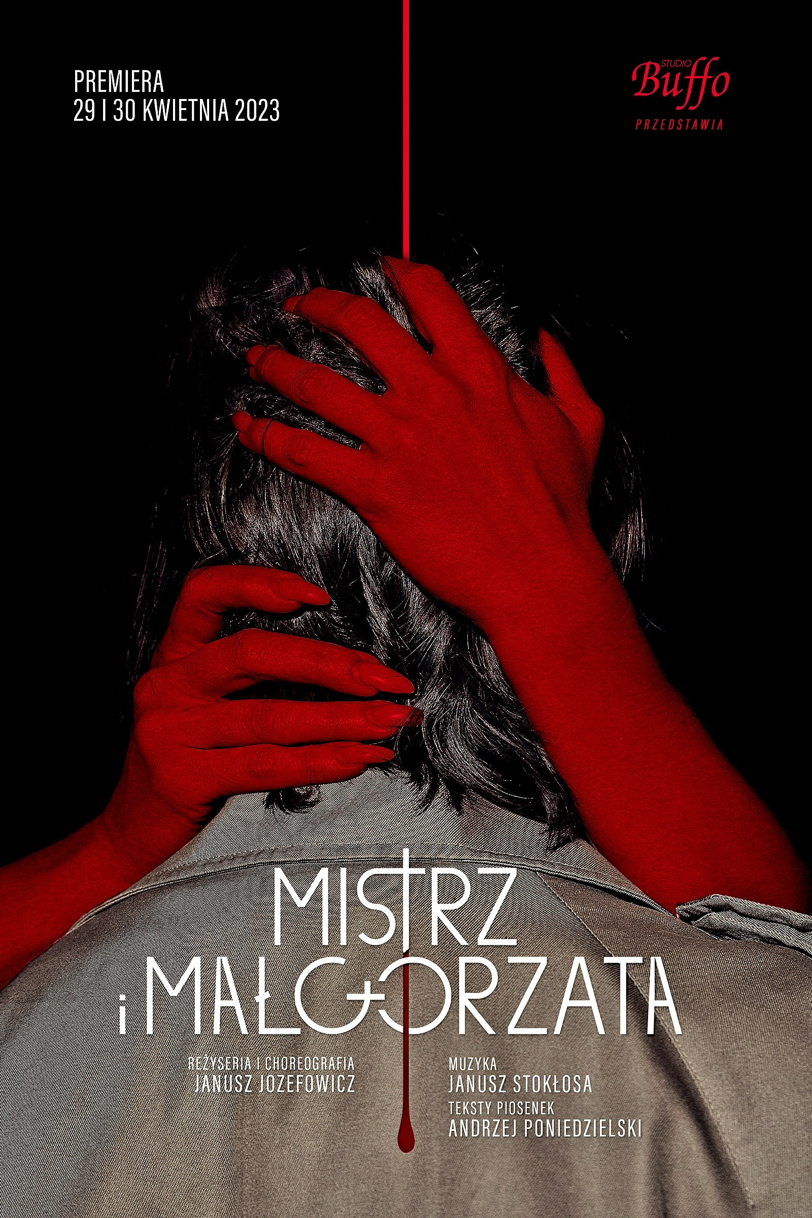 Mistrz i Małgorzata – plakat spektaklu