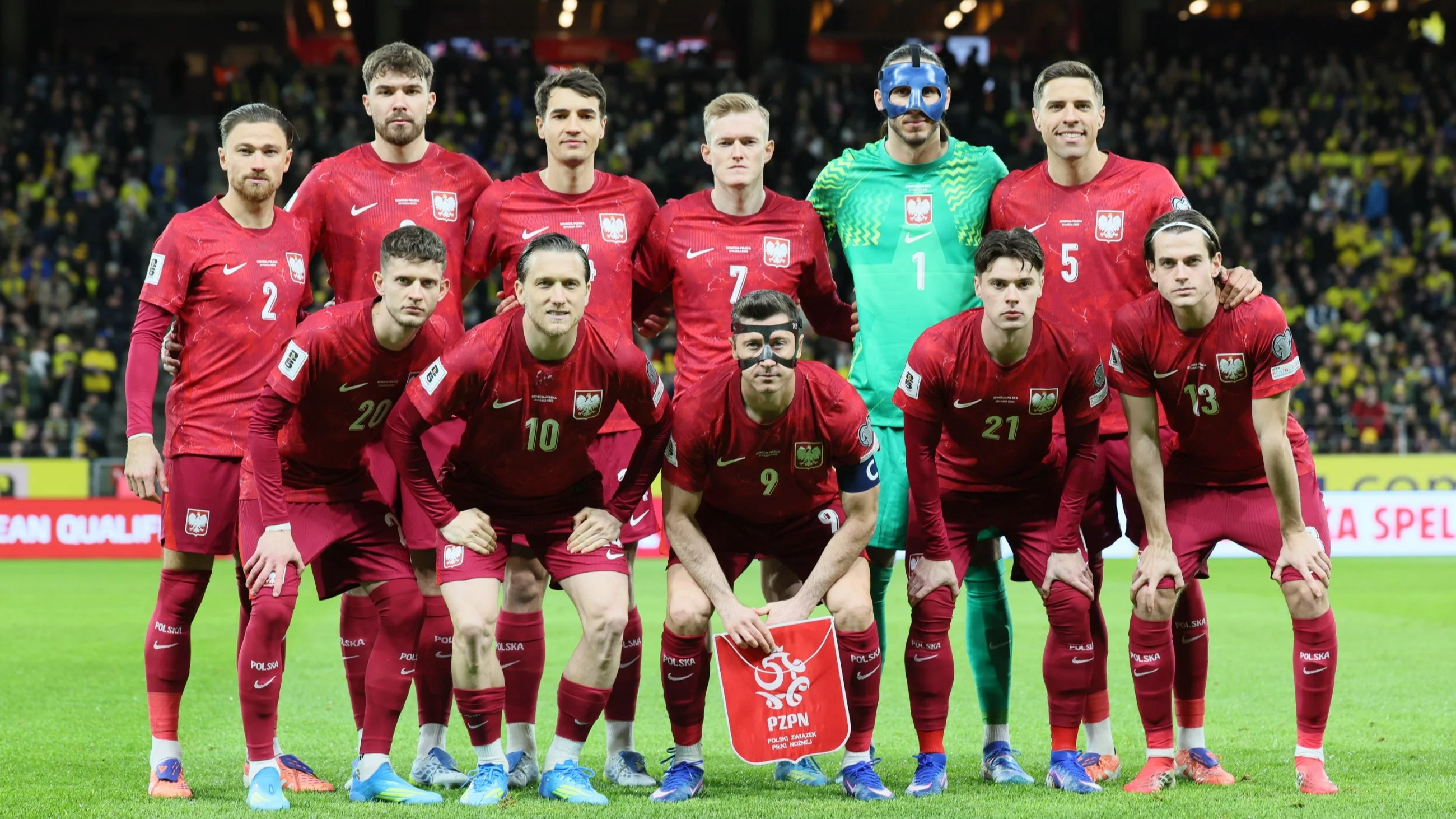 Reprezentacja Polski przed meczem ze Szwecją