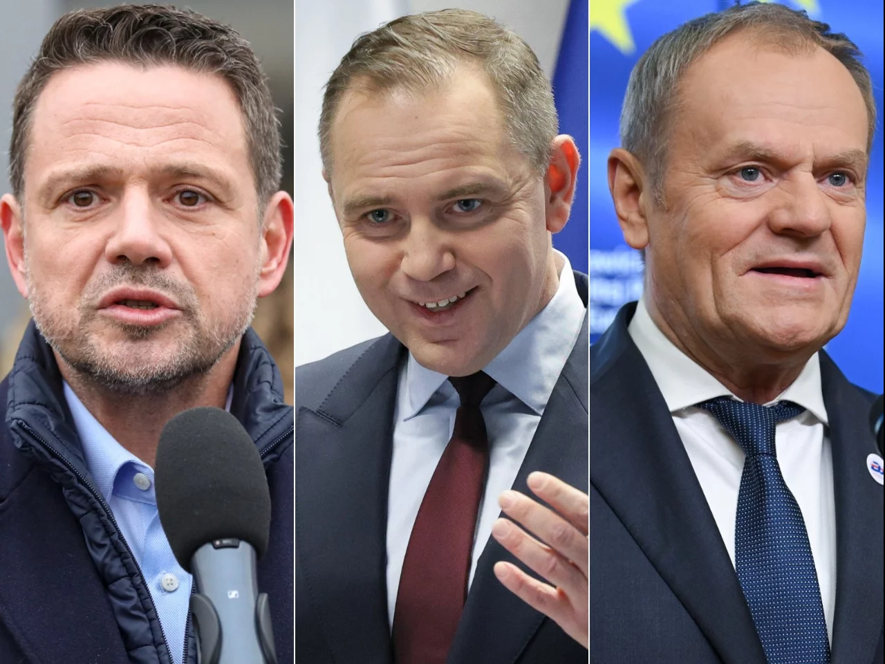 Rafał Trzaskowski, Karol Nawrocki i Donald Tusk