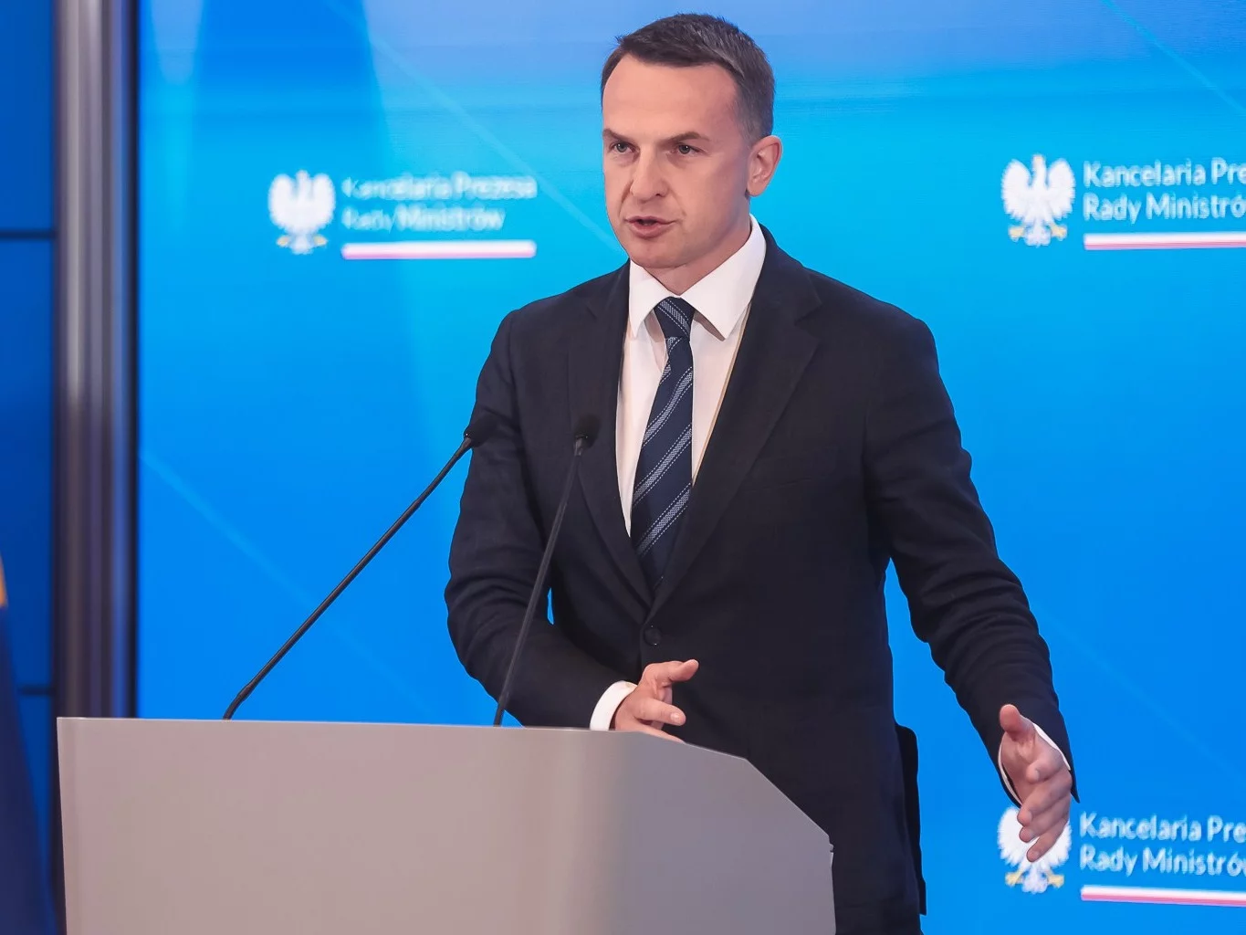 Rzecznik rządu Adam Szłapka