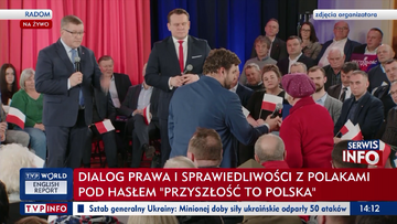 Mocne słowa seniorki na spotkaniu PiS.