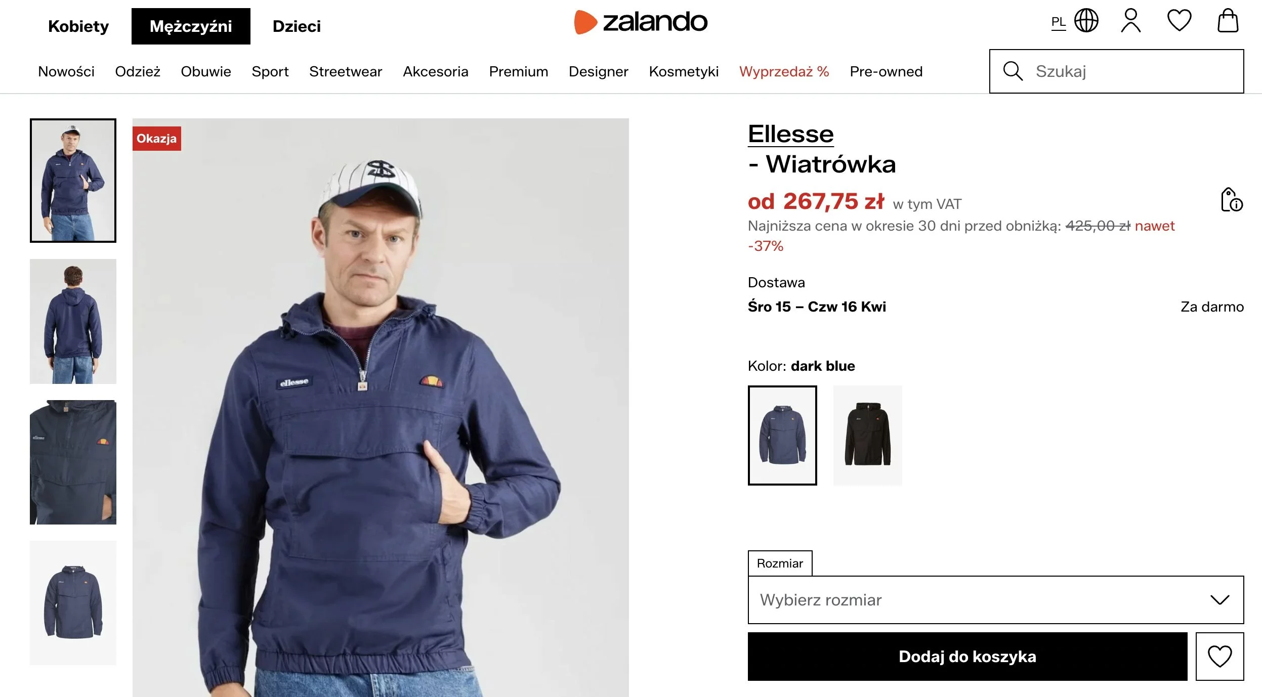 Zdjęcie oferty sklepu internetowego Zalando