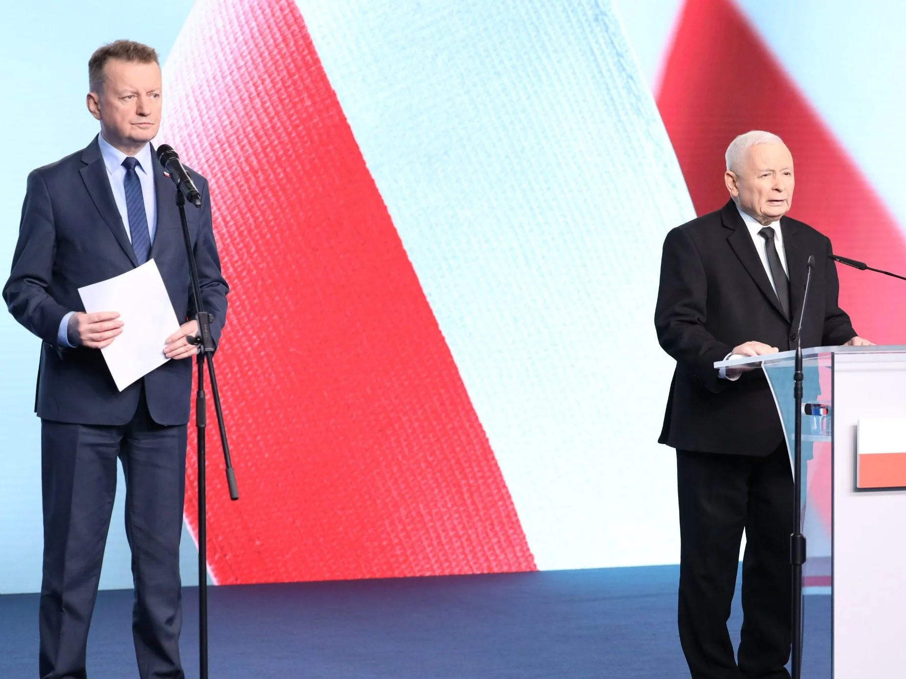 Mariusz Błaszczak i Jarosław Kaczyński