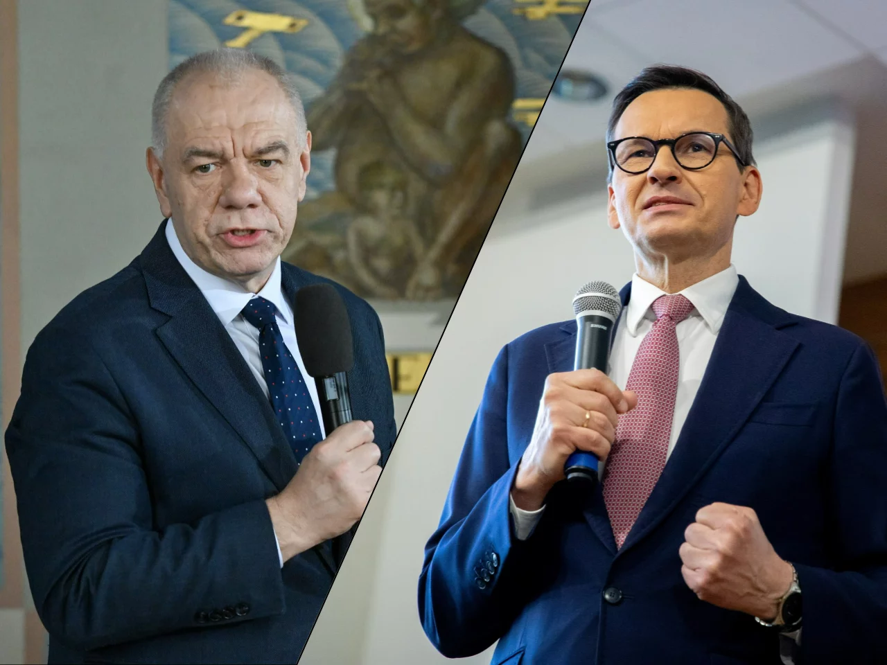 Jacek Sasin i Mateusz Morawiecki